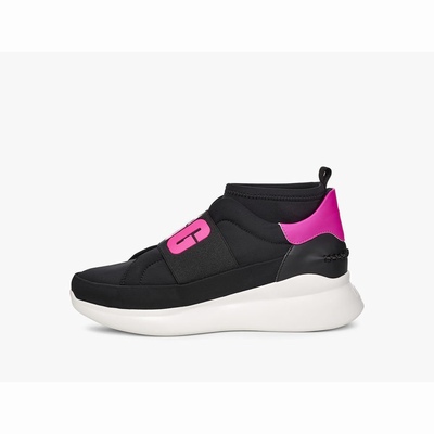 Tenis UGG Neutra Mulher Pretas/Rosa | PT-DVSRG